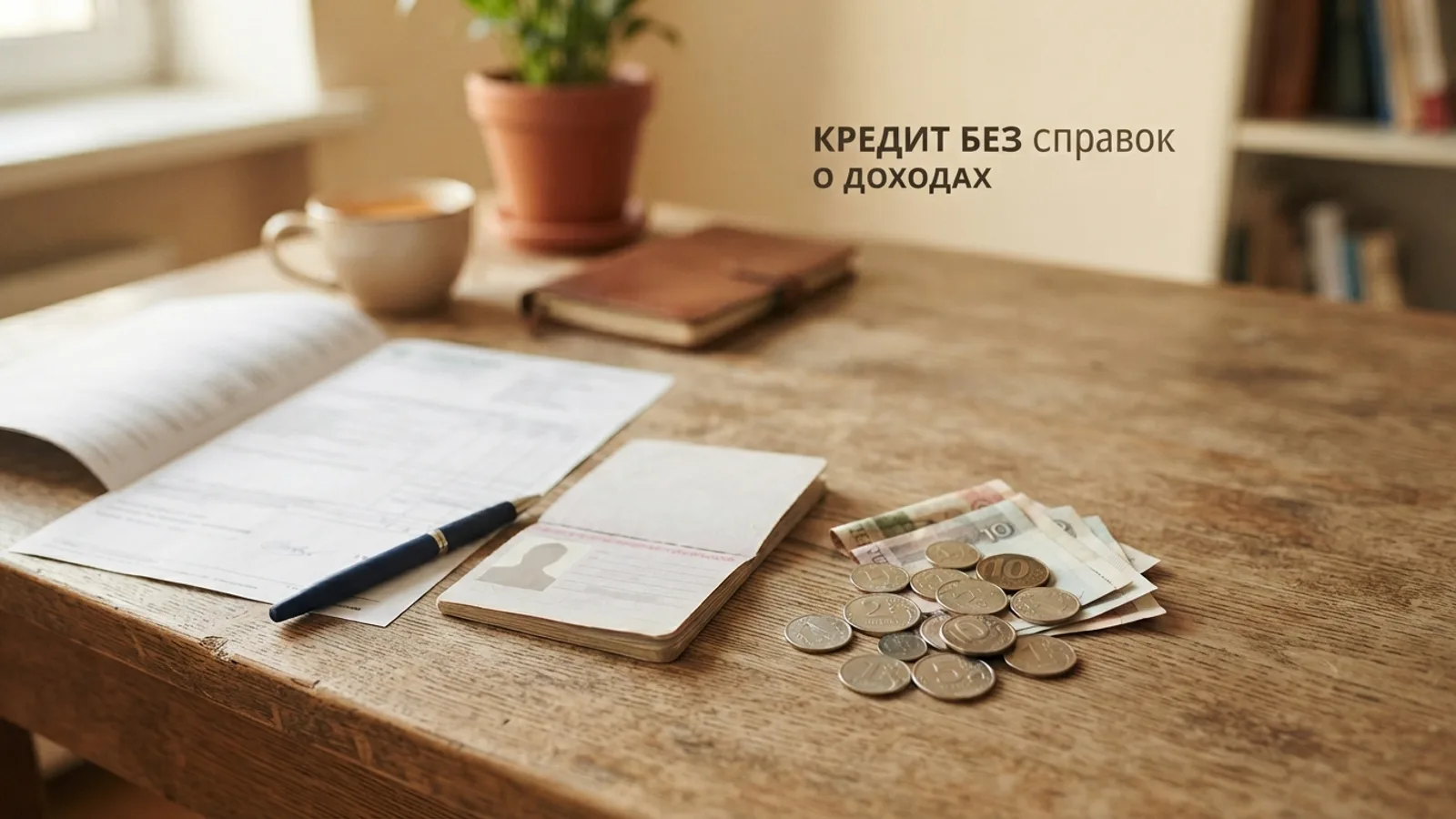 Деловая сцена про кредит без справок о доходах